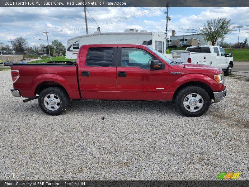 Red Candy Metallic / Pale Adobe 2011 Ford F150 XLT SuperCrew