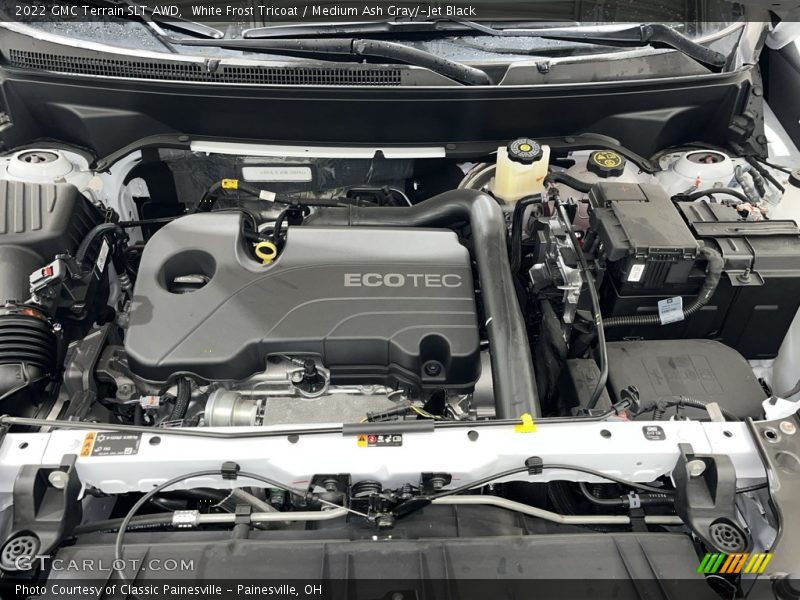 White Frost Tricoat / Medium Ash Gray/­Jet Black 2022 GMC Terrain SLT AWD