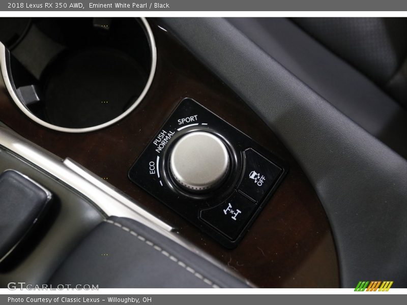 Eminent White Pearl / Black 2018 Lexus RX 350 AWD