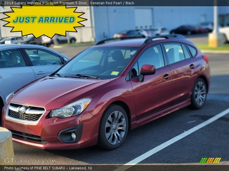Venetian Red Pearl / Black 2014 Subaru Impreza 2.0i Sport Premium 5 Door