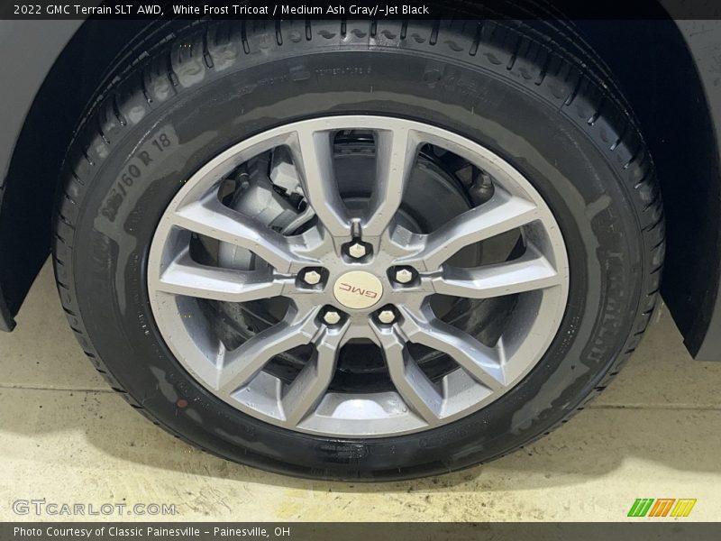 White Frost Tricoat / Medium Ash Gray/­Jet Black 2022 GMC Terrain SLT AWD