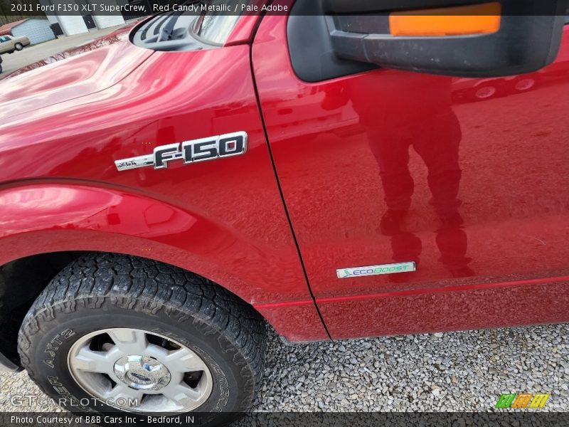 Red Candy Metallic / Pale Adobe 2011 Ford F150 XLT SuperCrew