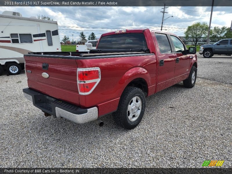 Red Candy Metallic / Pale Adobe 2011 Ford F150 XLT SuperCrew