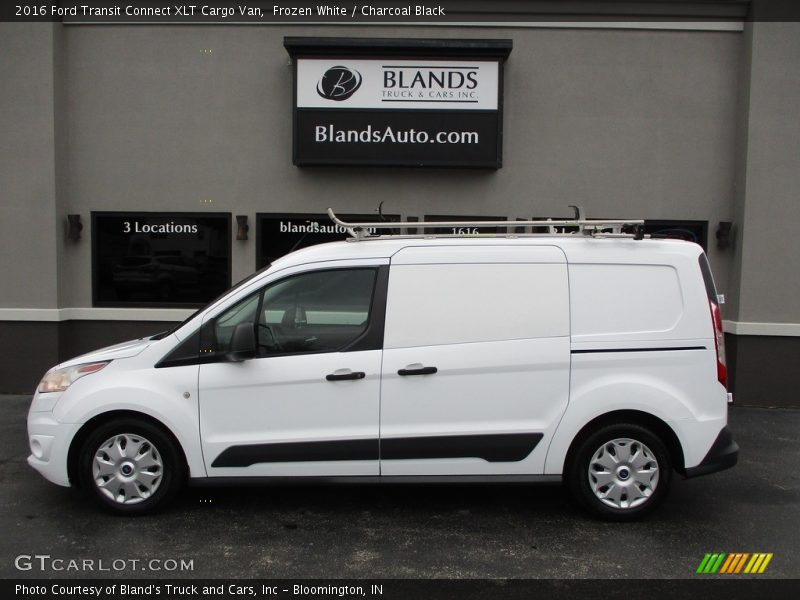 Frozen White / Charcoal Black 2016 Ford Transit Connect XLT Cargo Van