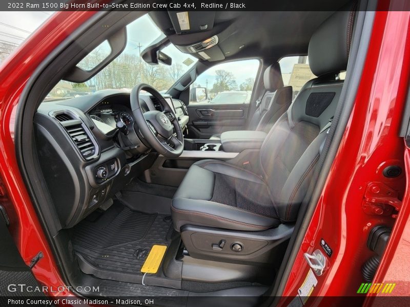 Front Seat of 2022 1500 Big Horn Built-to-Serve Edition Crew Cab 4x4