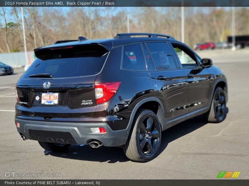 Black Copper Pearl / Black 2019 Honda Passport Elite AWD