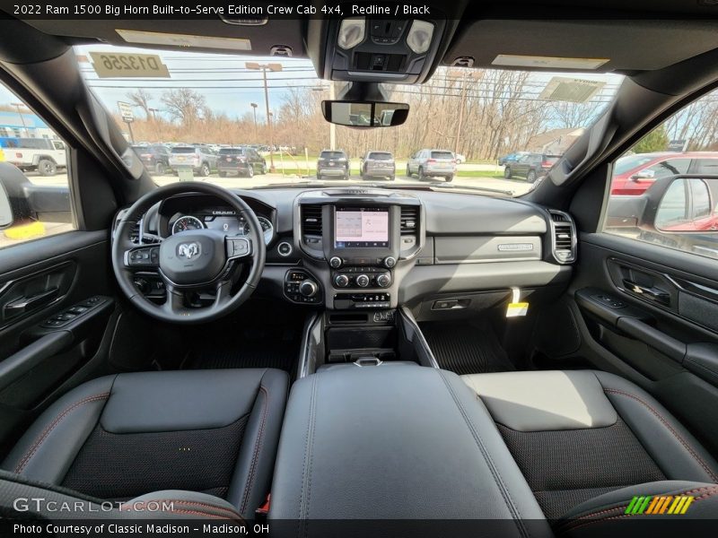 Front Seat of 2022 1500 Big Horn Built-to-Serve Edition Crew Cab 4x4