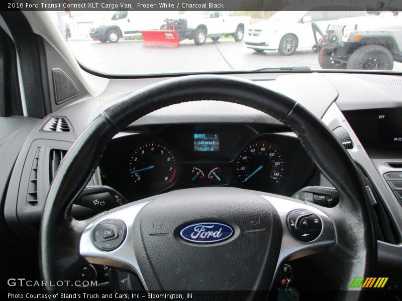 Frozen White / Charcoal Black 2016 Ford Transit Connect XLT Cargo Van