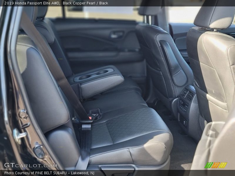 Black Copper Pearl / Black 2019 Honda Passport Elite AWD