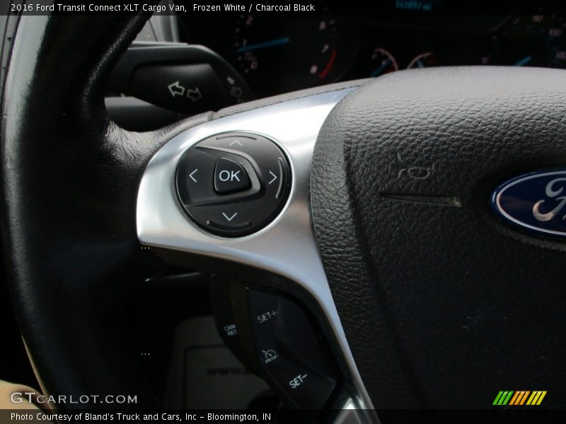 Frozen White / Charcoal Black 2016 Ford Transit Connect XLT Cargo Van