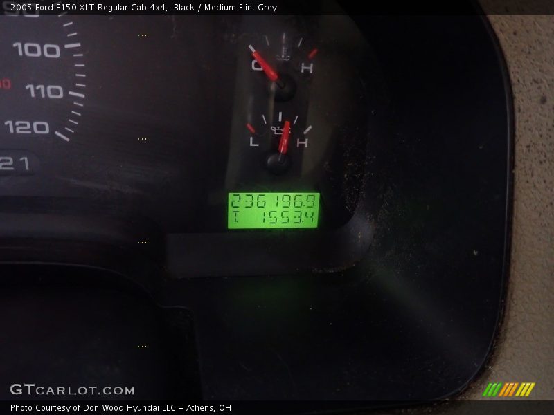 Black / Medium Flint Grey 2005 Ford F150 XLT Regular Cab 4x4