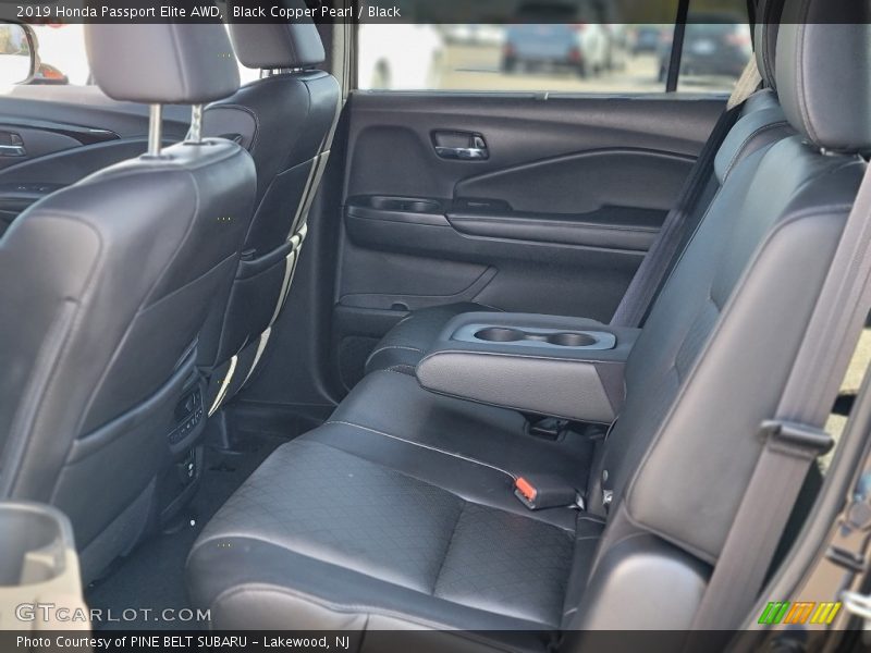 Black Copper Pearl / Black 2019 Honda Passport Elite AWD