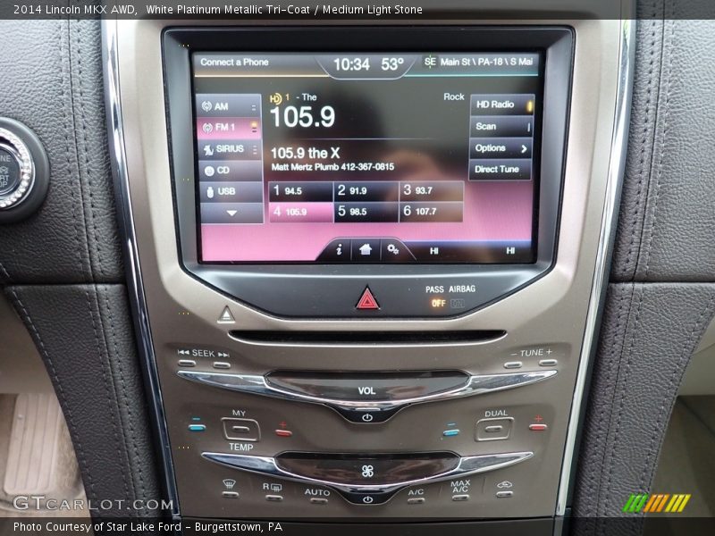 Audio System of 2014 MKX AWD