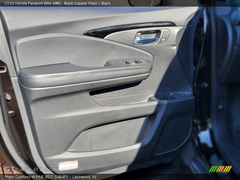 Black Copper Pearl / Black 2019 Honda Passport Elite AWD