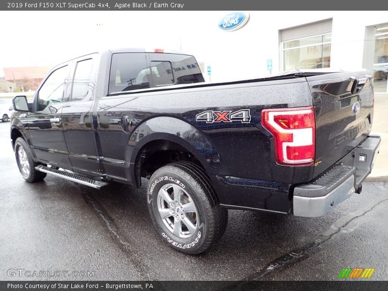 Agate Black / Earth Gray 2019 Ford F150 XLT SuperCab 4x4