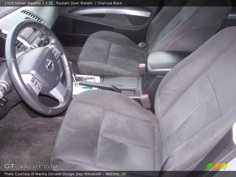 Radiant Silver Metallic / Charcoal Black 2008 Nissan Maxima 3.5 SE