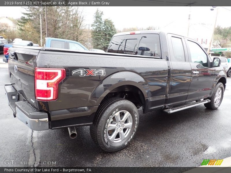 Agate Black / Earth Gray 2019 Ford F150 XLT SuperCab 4x4