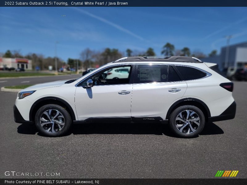 Crystal White Pearl / Java Brown 2022 Subaru Outback 2.5i Touring