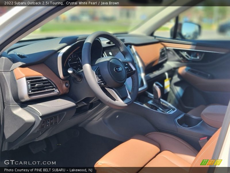 Crystal White Pearl / Java Brown 2022 Subaru Outback 2.5i Touring
