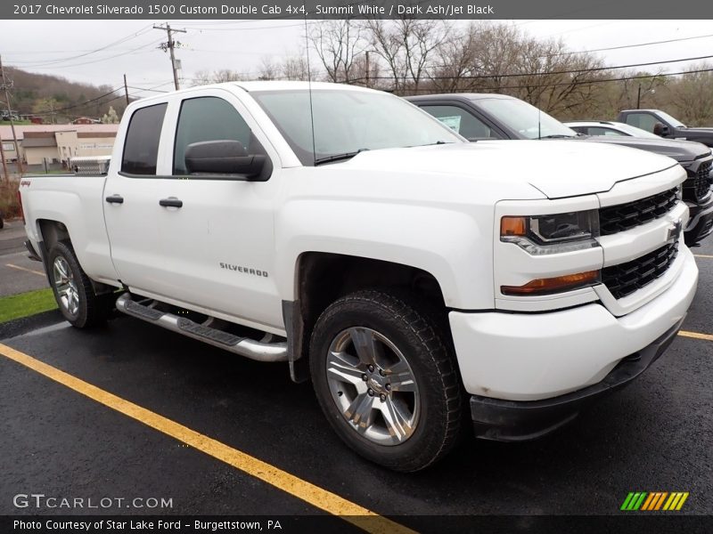 Summit White / Dark Ash/Jet Black 2017 Chevrolet Silverado 1500 Custom Double Cab 4x4