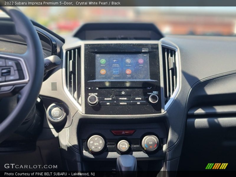 Crystal White Pearl / Black 2022 Subaru Impreza Premium 5-Door