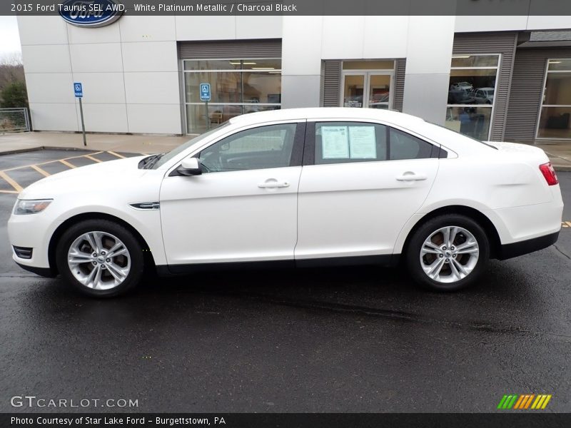  2015 Taurus SEL AWD White Platinum Metallic