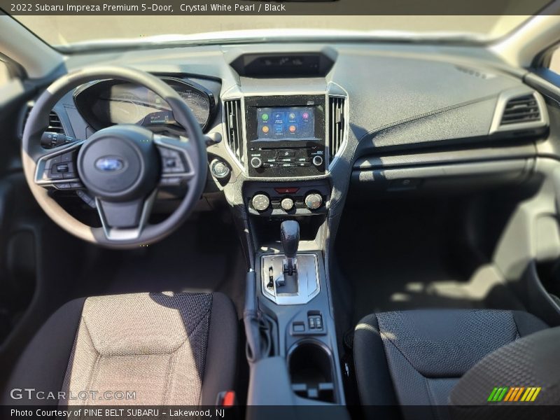 Crystal White Pearl / Black 2022 Subaru Impreza Premium 5-Door