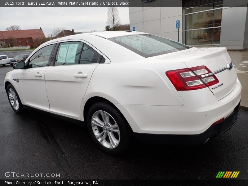  2015 Taurus SEL AWD White Platinum Metallic