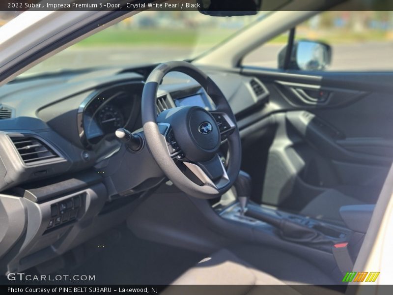Crystal White Pearl / Black 2022 Subaru Impreza Premium 5-Door