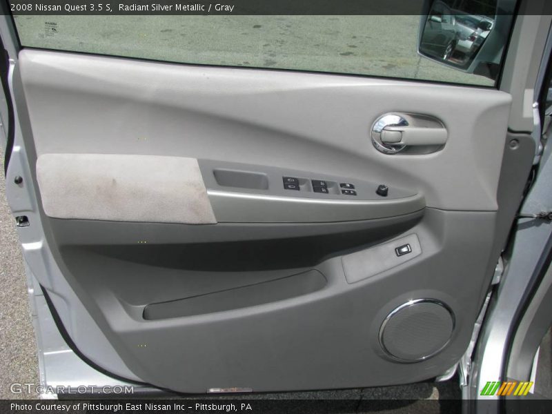 Radiant Silver Metallic / Gray 2008 Nissan Quest 3.5 S
