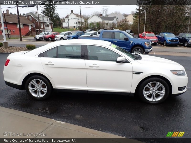  2015 Taurus SEL AWD White Platinum Metallic