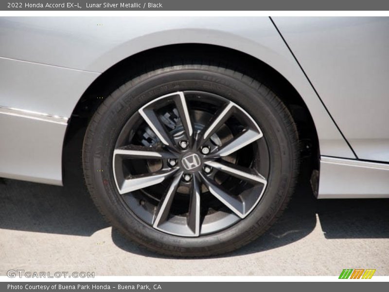 Lunar Silver Metallic / Black 2022 Honda Accord EX-L