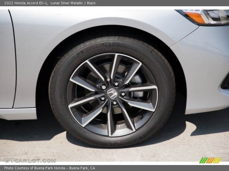 Lunar Silver Metallic / Black 2022 Honda Accord EX-L