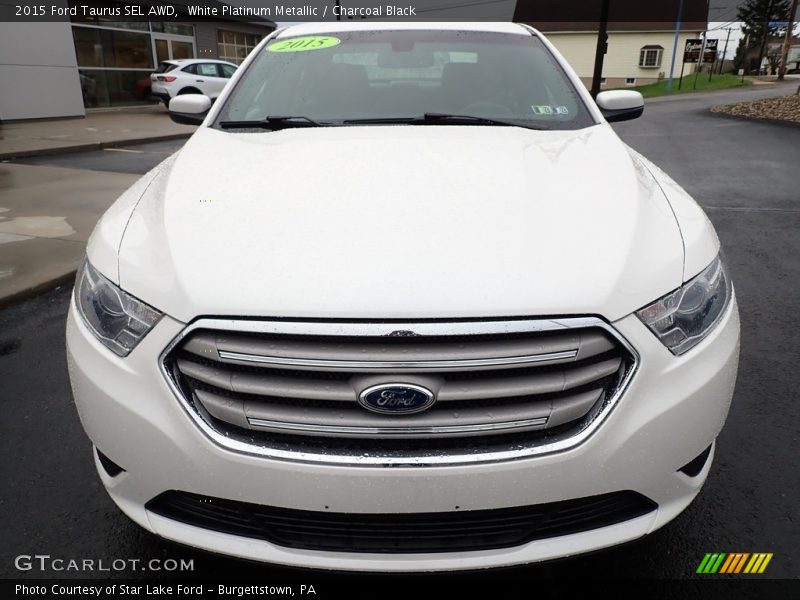  2015 Taurus SEL AWD White Platinum Metallic
