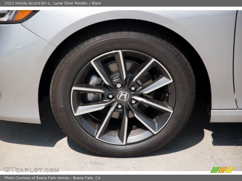 Lunar Silver Metallic / Black 2022 Honda Accord EX-L