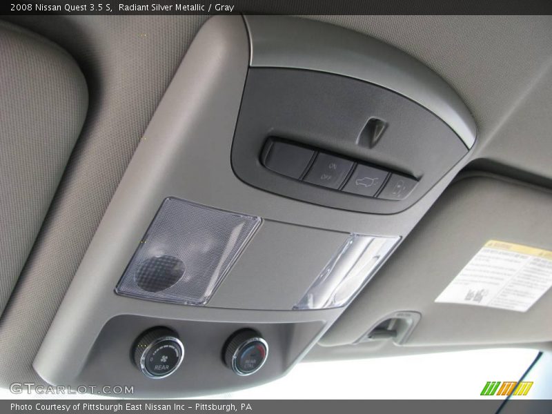 Radiant Silver Metallic / Gray 2008 Nissan Quest 3.5 S
