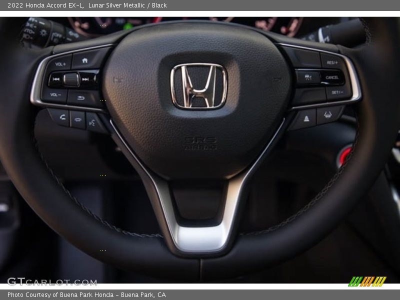Lunar Silver Metallic / Black 2022 Honda Accord EX-L