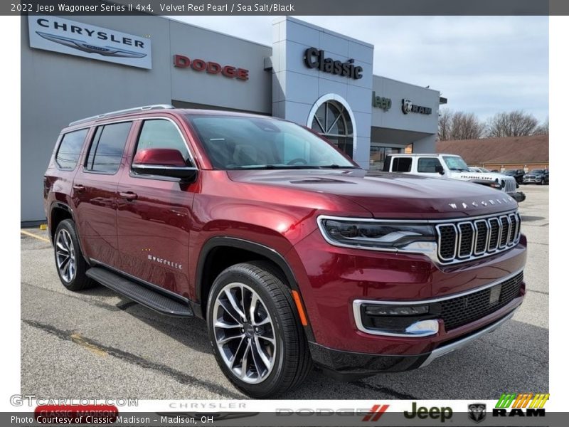 Velvet Red Pearl / Sea Salt/Black 2022 Jeep Wagoneer Series II 4x4