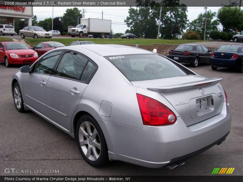 Radiant Silver Metallic / Charcoal Black 2008 Nissan Maxima 3.5 SE