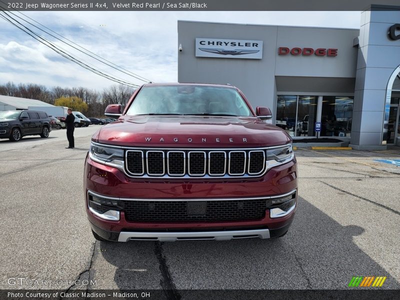 Velvet Red Pearl / Sea Salt/Black 2022 Jeep Wagoneer Series II 4x4