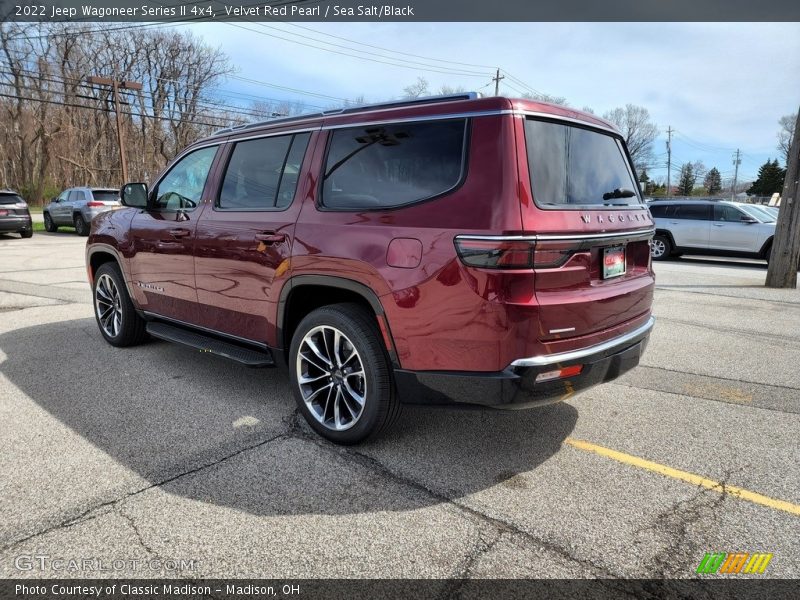 Velvet Red Pearl / Sea Salt/Black 2022 Jeep Wagoneer Series II 4x4