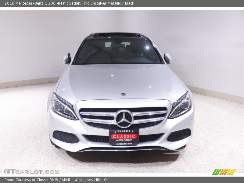 Iridium Silver Metallic / Black 2018 Mercedes-Benz C 300 4Matic Sedan