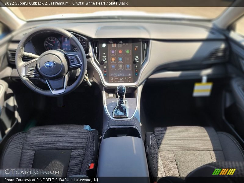 Crystal White Pearl / Slate Black 2022 Subaru Outback 2.5i Premium