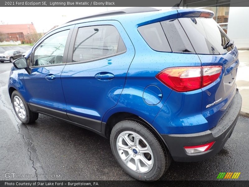 Lightning Blue Metallic / Ebony Black 2021 Ford EcoSport SE