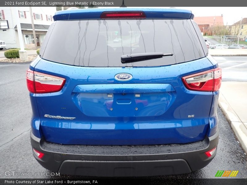 Lightning Blue Metallic / Ebony Black 2021 Ford EcoSport SE