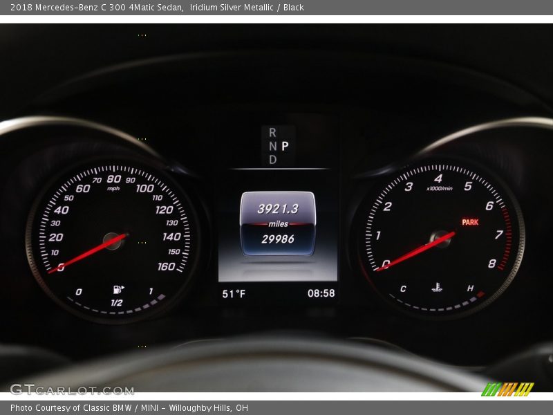  2018 C 300 4Matic Sedan 300 4Matic Sedan Gauges
