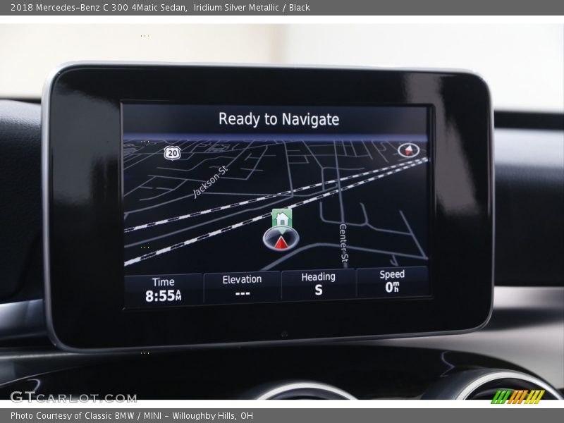 Iridium Silver Metallic / Black 2018 Mercedes-Benz C 300 4Matic Sedan