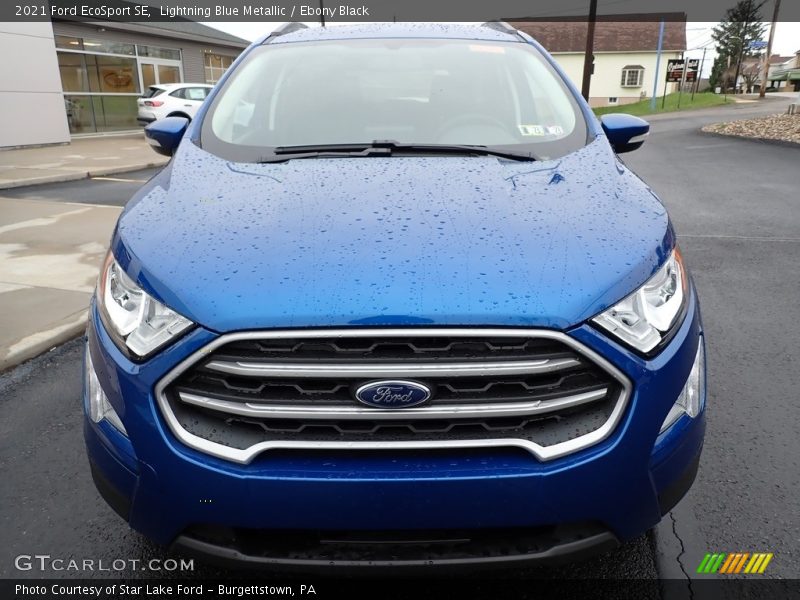 Lightning Blue Metallic / Ebony Black 2021 Ford EcoSport SE