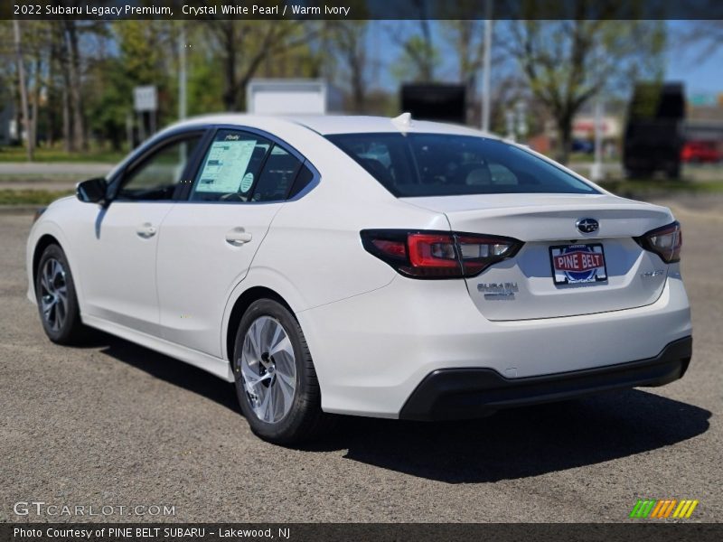 Crystal White Pearl / Warm Ivory 2022 Subaru Legacy Premium