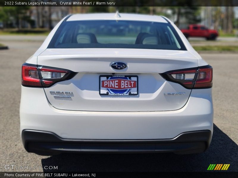 Crystal White Pearl / Warm Ivory 2022 Subaru Legacy Premium